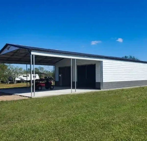 30x80x12 Vertical Roof Metal Combo Unit