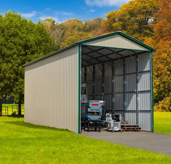 18x35x16 Metal RV Cover - Regular Roof