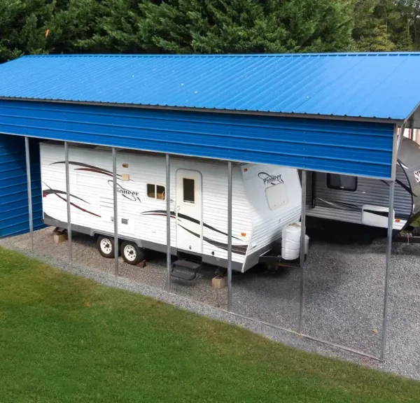 24x45x13 Metal Combo Unit - Vertical Roof