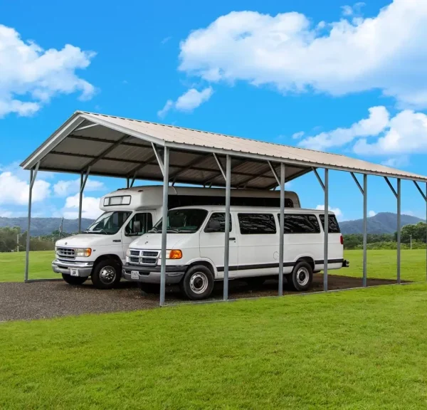 20x30x10 Vertical Roof Metal Carport