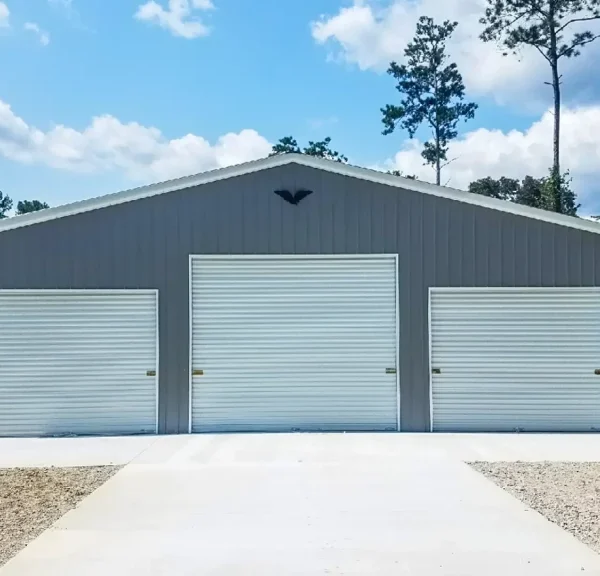 40x40x13 Metal Commercial Building - Vertical Roof