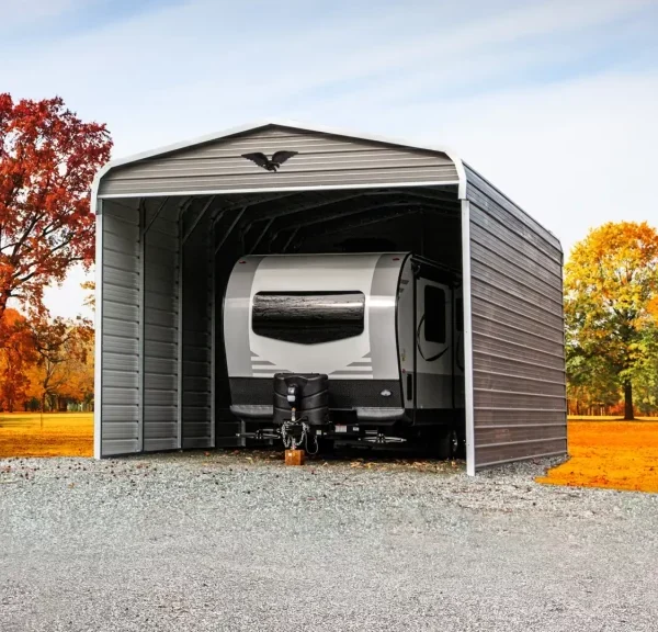 15x30x11 Regular Roof Metal Carport