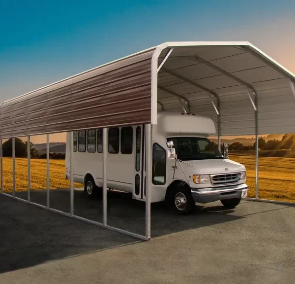 18x30x9 Regular Roof Metal Carport