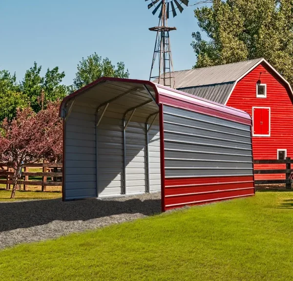 12x20x9 Regular Roof Metal Carport