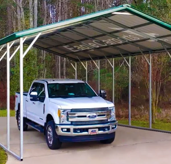 20x35x10 Vertical Roof Metal Carport