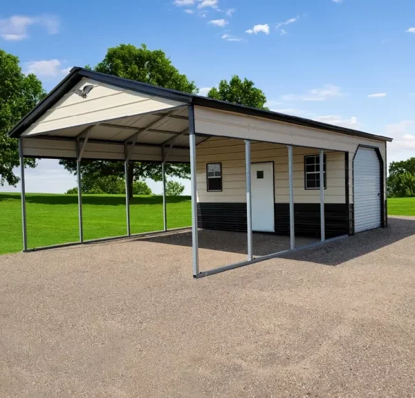 20x30x9 Vertical Roof Metal Combo Unit