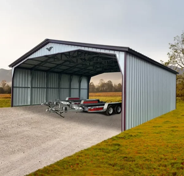 32x30x9 Metal Commercial Building - Vertical Roof