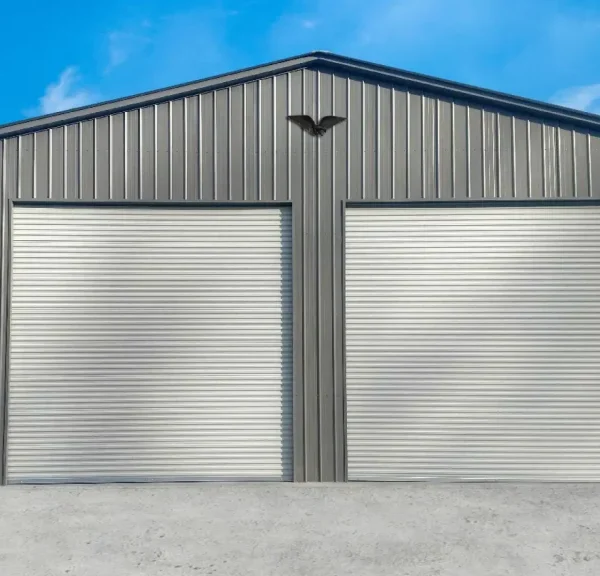 34x45x16 Metal Garage - Vertical Roof