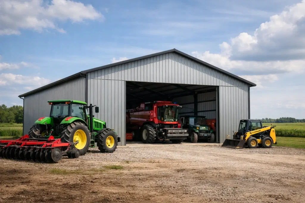 Choosing a Metal Barn for Farm Equipment