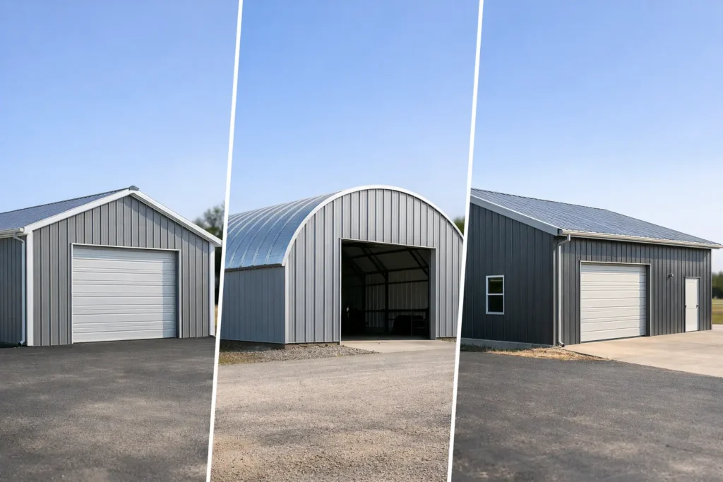 Metal Building Roof Style Comparison