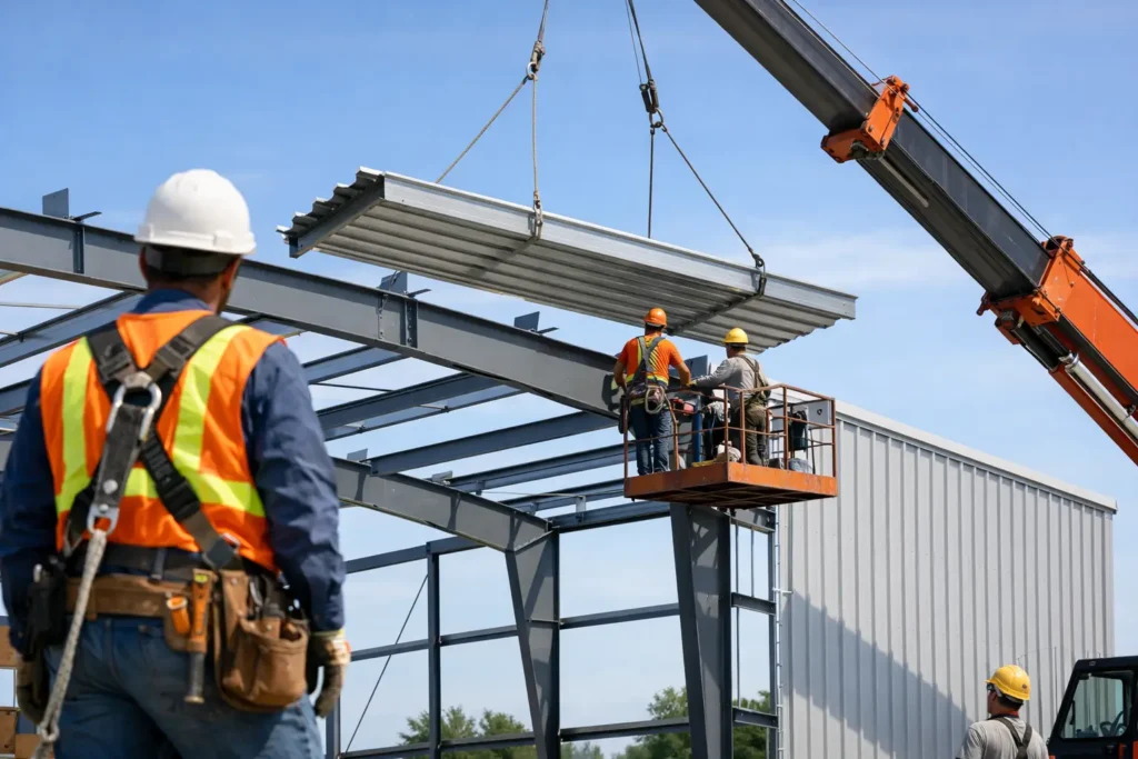Steel Building Installation Process Explained