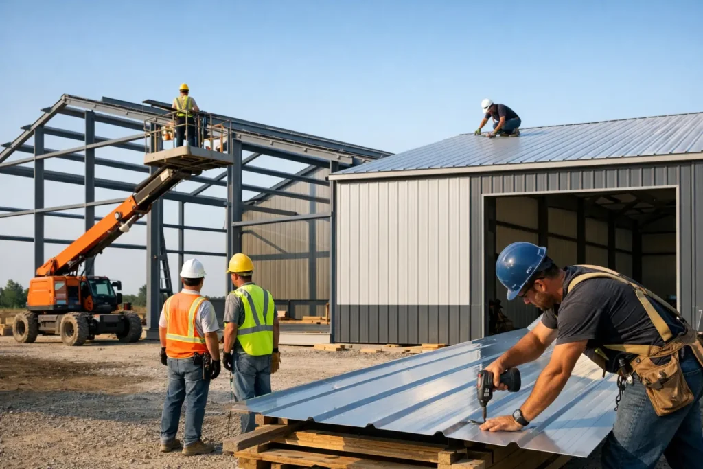 Metal Building Installation Timeline Explained