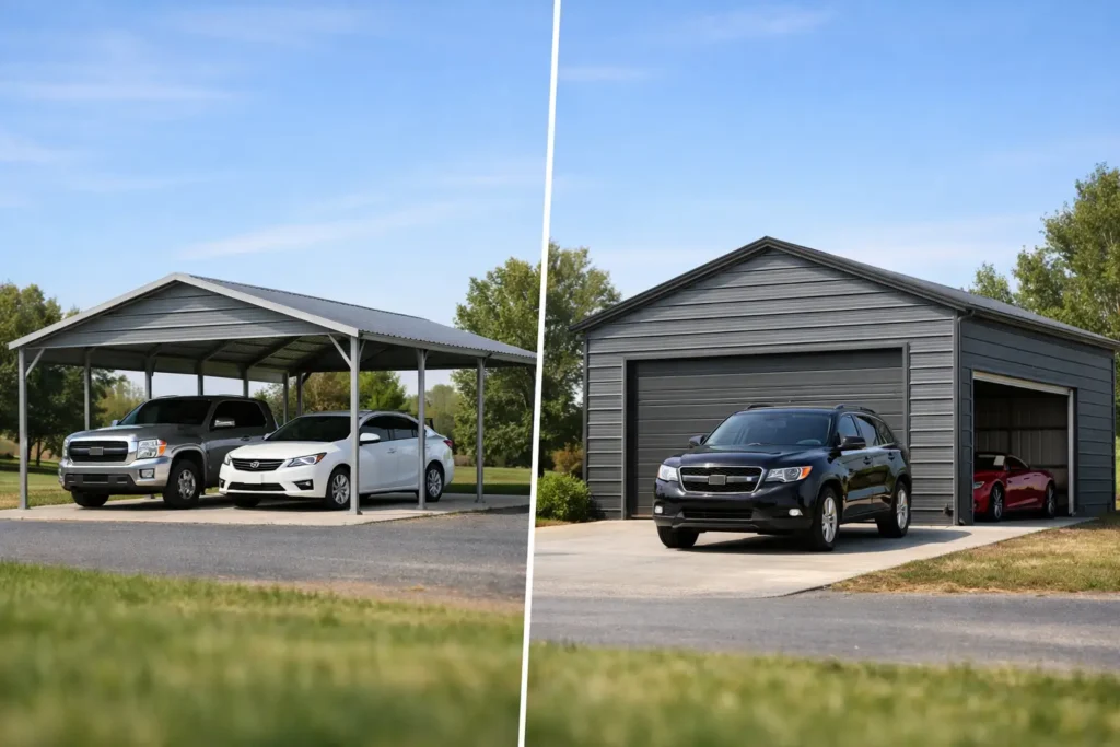 Metal Carport vs Garage: Which Fits Best?