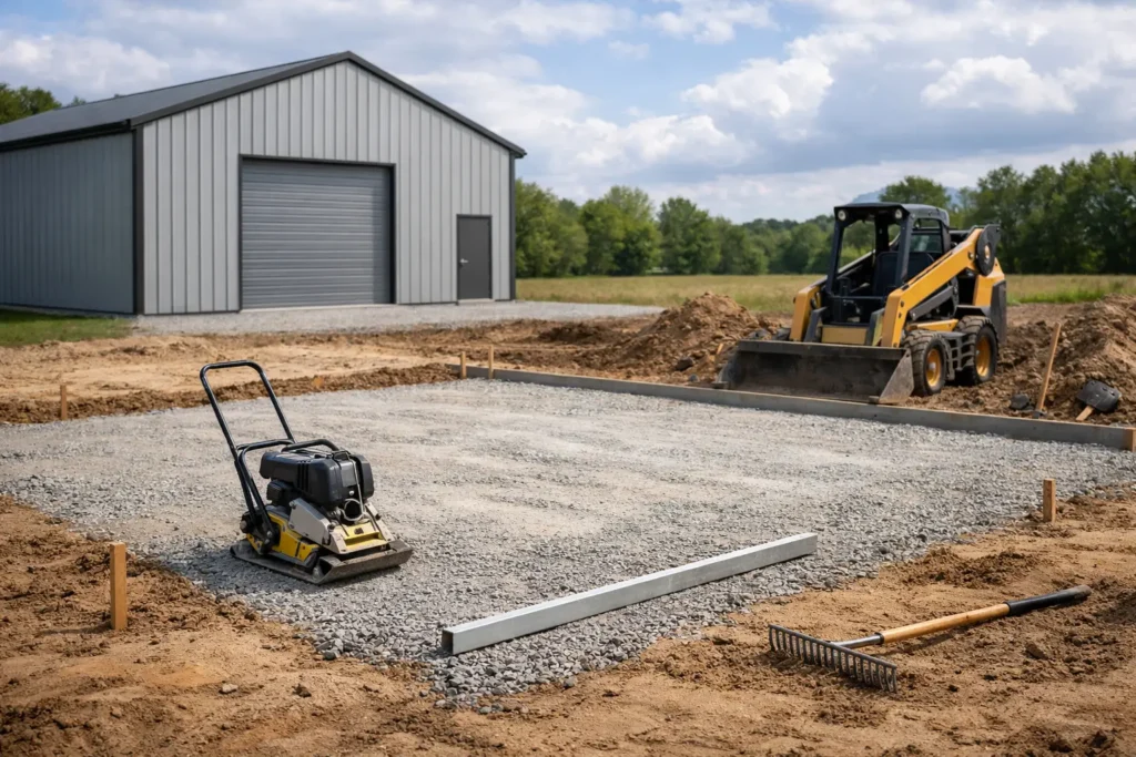 Steel Garage Site Preparation Guide