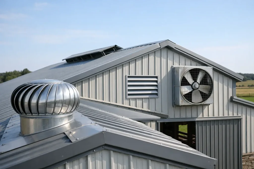Metal Barn Ventilation Solutions That Work