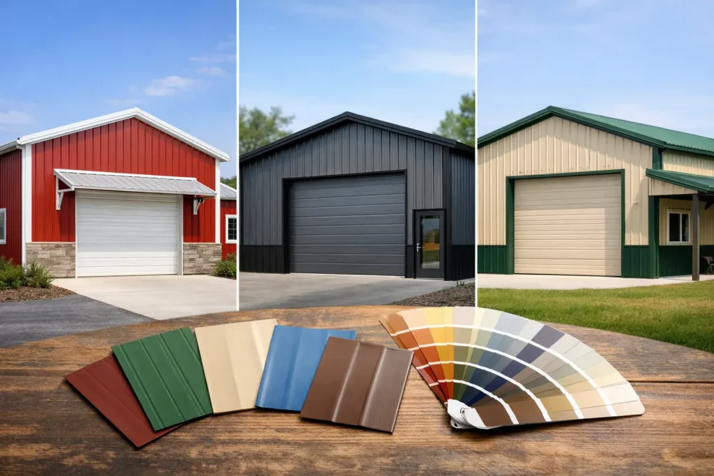 Best Metal Building Color Combinations