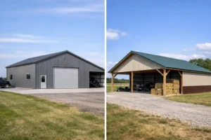 Custom Steel Building Versus Pole Barn