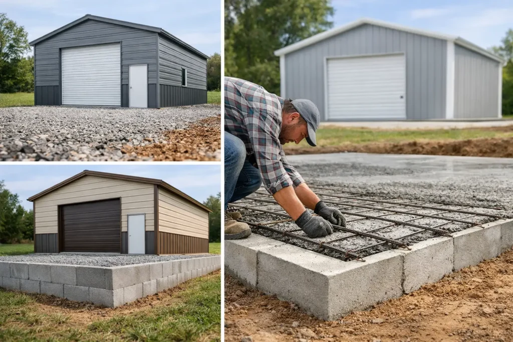 Metal Garage Foundation Options Explained