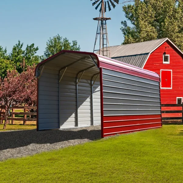 12x20x9 Regular Roof Metal Carport