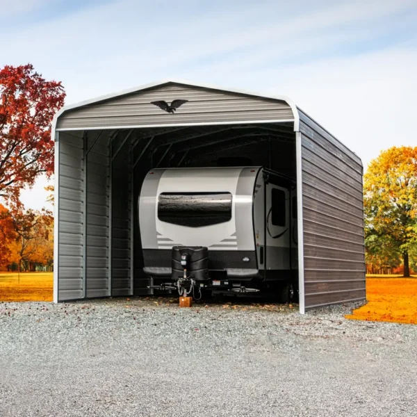 15x30x11 Regular Roof Metal Carport